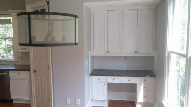 Before a completed painter project in the  area