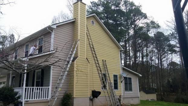 Before a completed painter project in the  area